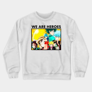 Shonen Heroes Crewneck Sweatshirt